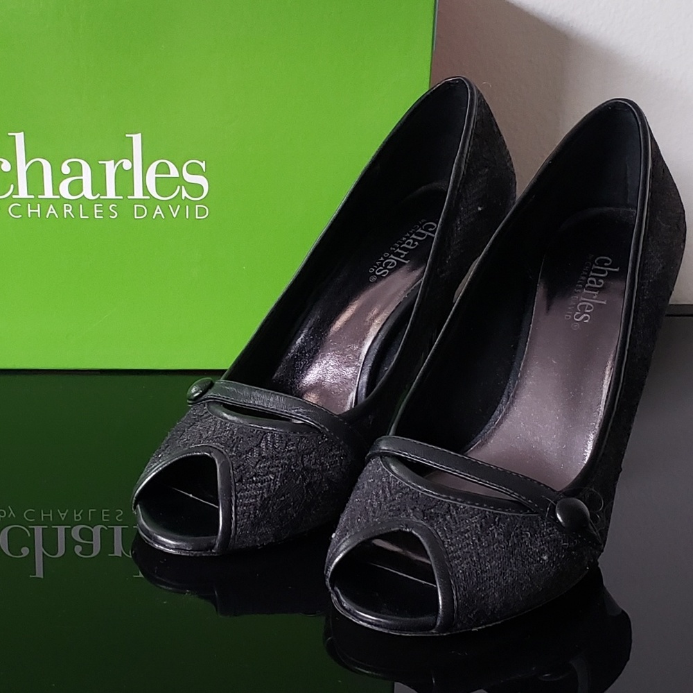 Charles by Charles David peep toe heels